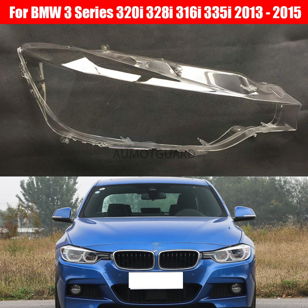 

Car Headlamp Lens For BMW 3 Series 320i 328i 316i 335i 2013 2014 2015 Transparent Car Headlight Headlamp Lens Auto Shell Cover