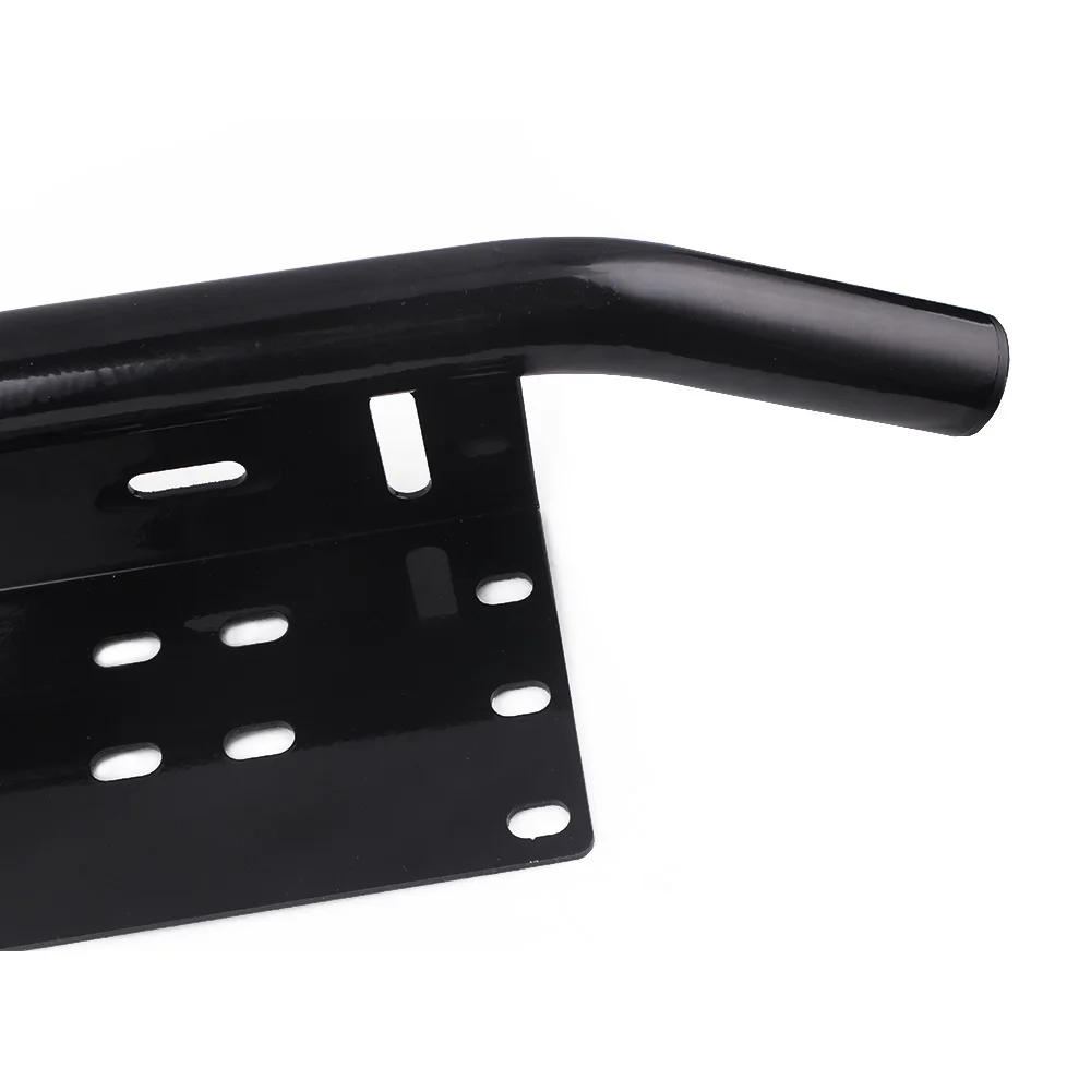 RASTP-Aluminum Universal Bull Bar Front Bumper License Plate Log Light Mount Bracket For SUV Truck Vehicle RS-BTD017