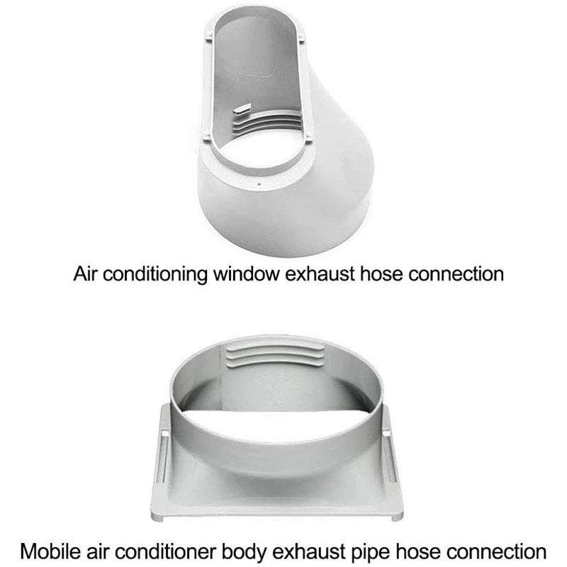 Air Conditioner Exhaust Hose Interface, Portable Home Mobile Air Conditioner Body Fitting Connector, Square 15cm