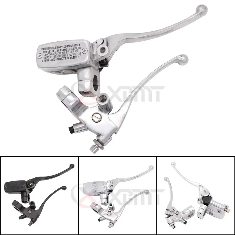 

1" 25mm Motorcycle Brake Clutch Master Cylinder Reservoir Levers For Honda Steed 400/600 Magna VT250 Shadow VT750 1100 VTX1300