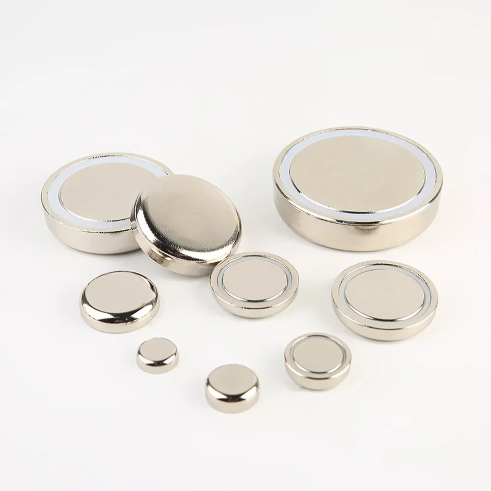 Lifting Magnet Pot Diameter 10-75mm Magnetic Buttons 1.5-178kg Pulling Holding Neodymium Permanent Magnets 1pcs