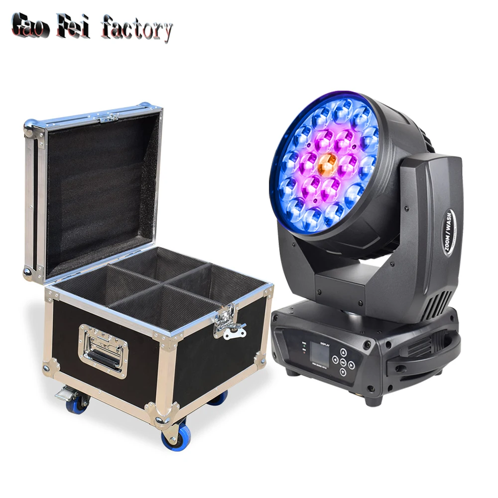 disponibilidade das cases de voo em com 19x15w rgbw led zoom lyre wash moving head dj lights 01