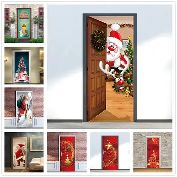 12 best sales Adesivos de porta de Natal - №6