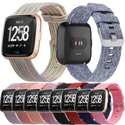 Essidi 2022 Canvas Band For Fitbit Versa 2 Smart Bracelet Sports Strap For Fitbit Versa Versa Lite Woven Watch Replacement