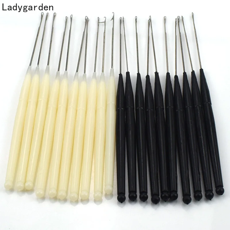 10PCS Plastic Crochet Needle Braiding Latch Hook Weaving Hair Dreading Hooks Tool for Braid Craft Hand Sewing Needles