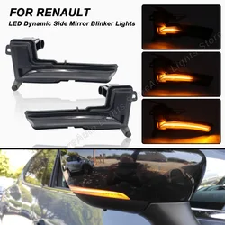For Renault Clio 4 IV Mk4 Phase 2 For Nissan Micra Dynamic LED Side Mirror Blinker Flowing Turn Signal Light Lamp No Error