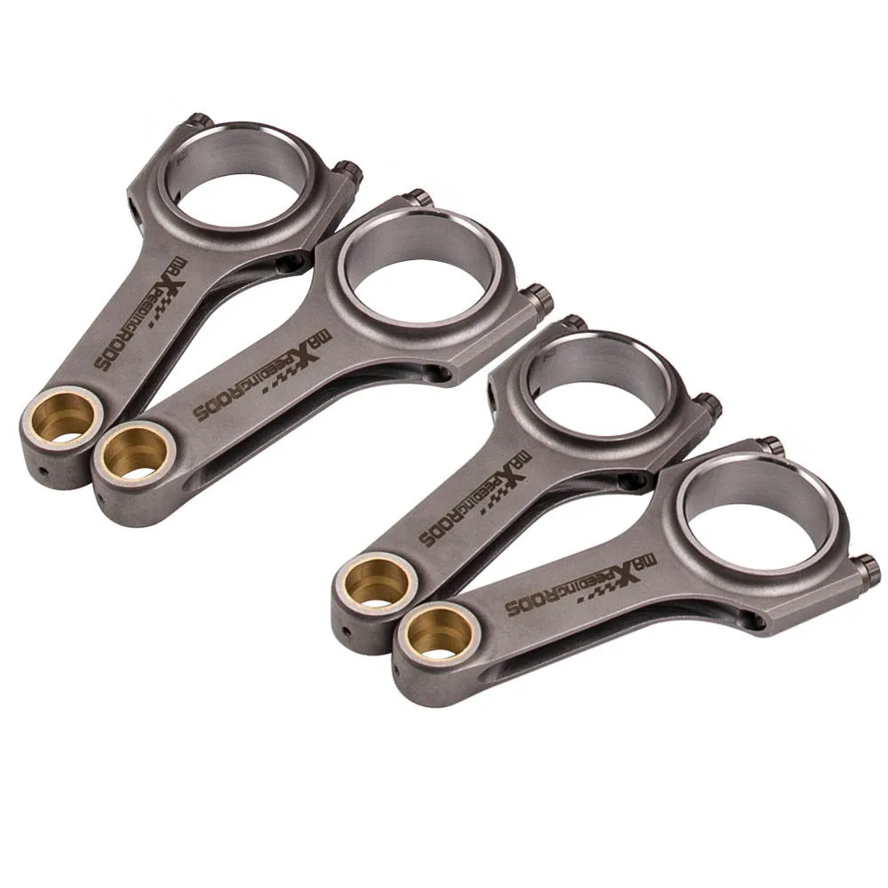 4340 Forged H Beam Connecting Rods ARP2000 Bolts 136mm for Volkswagen VW Golf MK2 Mk 2 MKII 1.6L Turbo Diesel L 136mm Con Rods