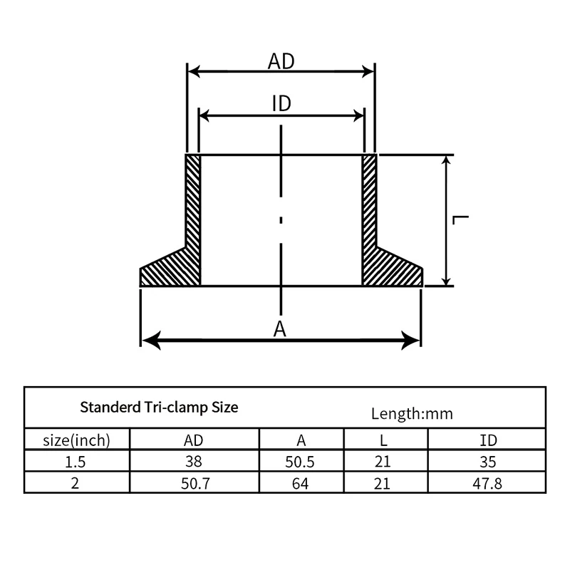 Imagem -02 - Torre de Destilação de Cobre Mesh Tube com Sight Glass Bottom Clamp Household Brewing Equipment Brandy Vodka 1.5 2