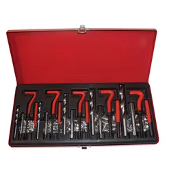 131/88/25/15 Pcs Thread Repair Tool Kit M5/M6/M8/M10/M12 for Restoring Damaged Threads Spanner Wrench Twist Drill Bit Kit