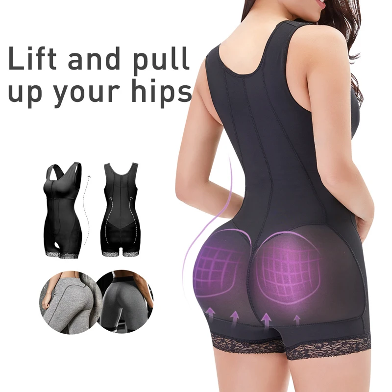 

Women Full Body Shapewear Body Sculpting Bodysuit Shaper Waist Trainer Butt Lifter Slimming Faja Para Mujer Tummy Tuck Bodysuits