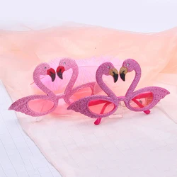 Hawaii Party Glasses Summer Beach Vacation Flamingo Parti Tropical Flamingo Wedding Birthday Decor Little Swan Dance Party Favor