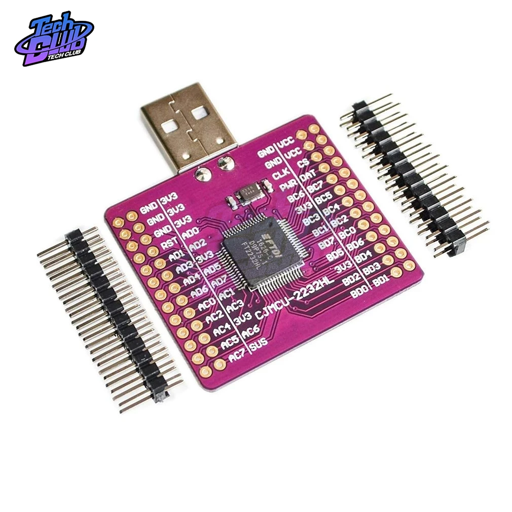 

CJMCU-2232 FT2232HL FT2232 HL USB to UART FIFO SPI I2C JTAG RS232 Module FT2232HL N9P6