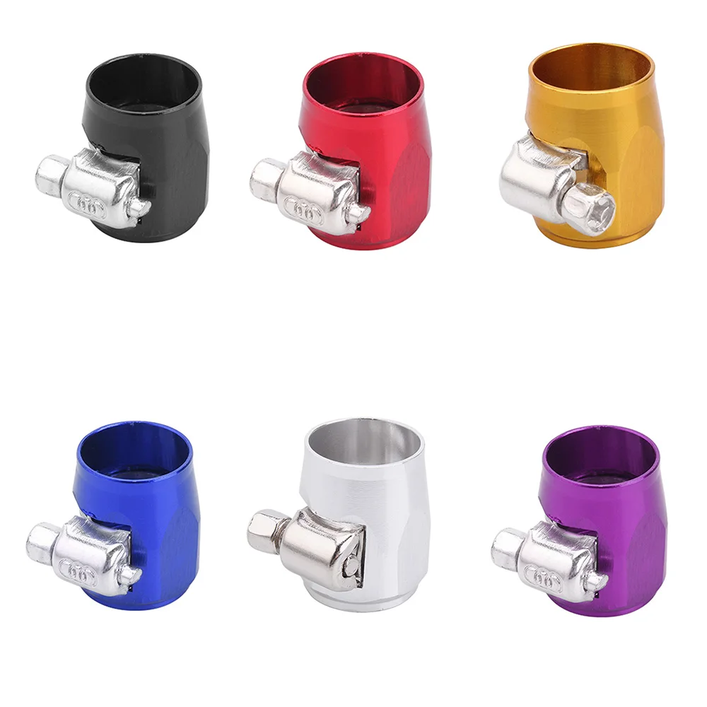 

Universal AN6/AN8/AN10 Straight Hose End Clamp Fittings JDM Style HEX Finishers Fuel Oil Water Pipe RS-TC008