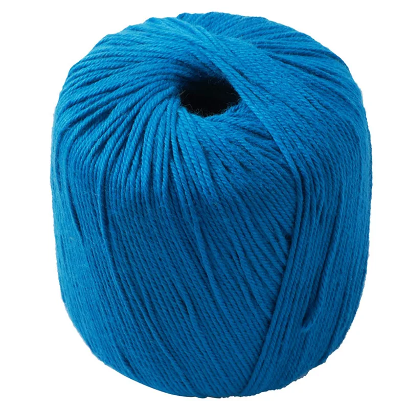 Knitting Yarn 50g/ball in Silk Cotton Acrylic Hand Crochet DIY Scarf Toys Sweater Pillow Material Cotton Balls Dropshipping Top