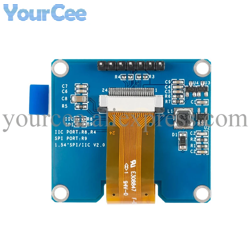 Imagem -04 - Módulo Lcd Led Display Board Tela Oled Ssd1309 Spi Iic 128x64 128x64 154