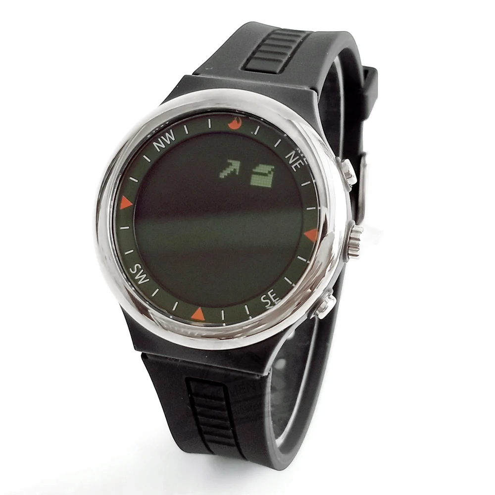 Muslim Qibla Watch with Azan Alarm for All Prayers Islamic AL Harameen Fajr Time Wrist Clock