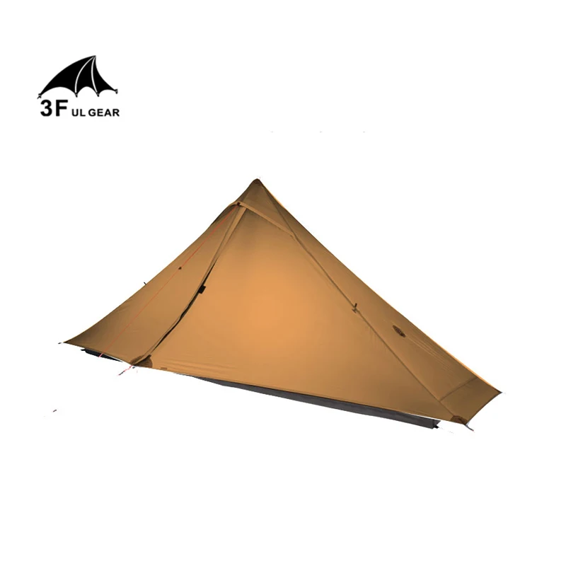 Imagem -04 - Gear-ultralight Camping Tent Tent Silnylon Rodless Professional ao ar Livre Pessoa Estações 20d Lanshan Pro 3f ul