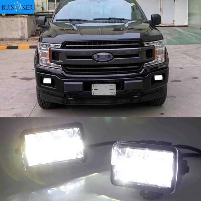 

1Set DRL LED Daytime Running Lights LED Fog Lights High Low Beam Light Fog Lamp For Ford F150 2015 2016 2017 2018 2019