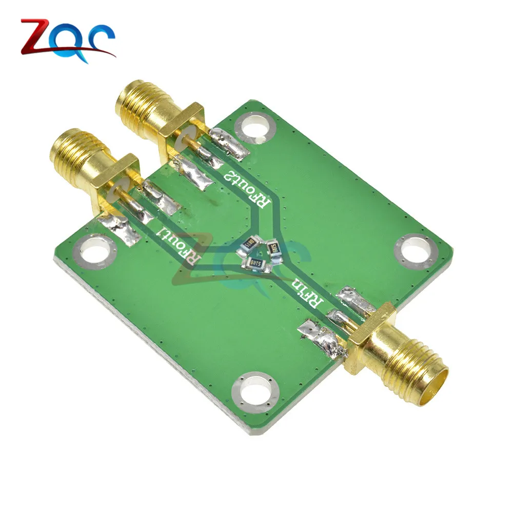 RF Power Splitter RF Microwave Resistance Power Divider Splitter 1 to 2 Combiner SMA DC-5GHz Radio Frequency Divider 6dB 50ohms