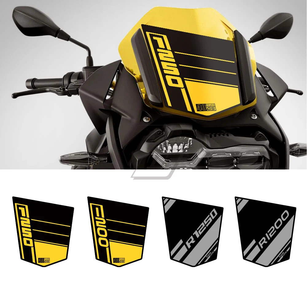 For BMW R1200GS R1250GS Adventure Triple Black Edition 2013-2021 Motorcycle Wingshield Sticker