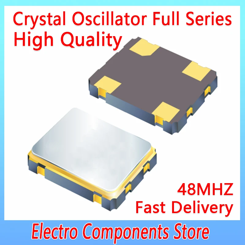 5PCS/Lot Quartz oscillator 48M 4Pin 5032 48MHZ SMD Active Crystal Oscillator for Consumer Electronics Industrial Control IOT