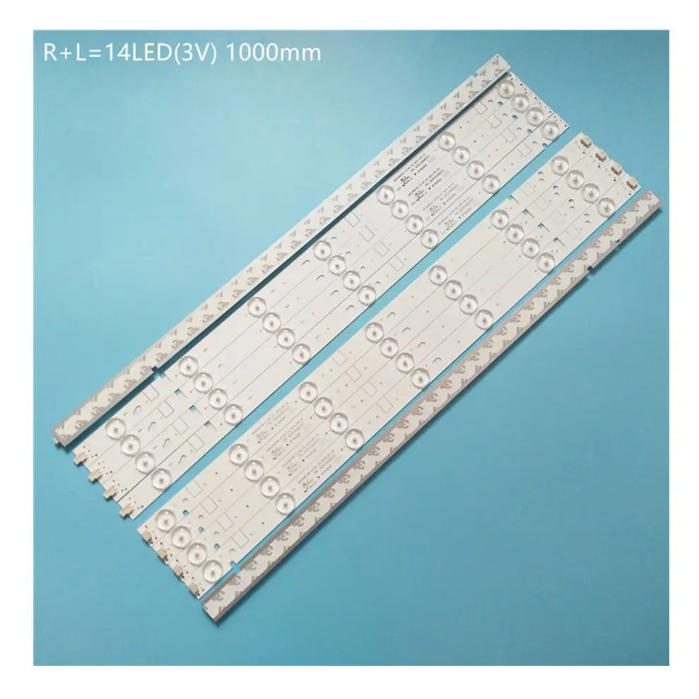 (New kit) 10 PCS LED backlight strip for LT-50E350 LT-50E560 ZDCX50D14R-ZC14F-02 ZDCX50D14L-ZC14F-02 303CX500033