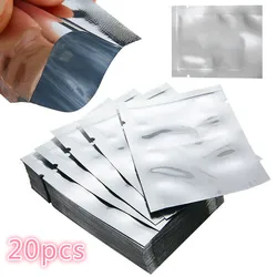 20PCS Aluminum Foil Zip Lock Bags Self-sealing Food Storage Bag Reclosable Candy Pouch Packaging Supplies Home & Kitchen