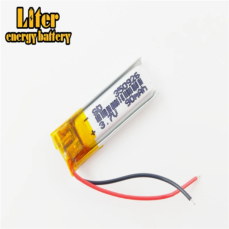 RECHARGEABLE 3.7V 90MAH LI-ION BATTERY 350926 Li-polymer Batteries FOR MP3 MP4 MP5 BLUETOOTH HEADSET GPS