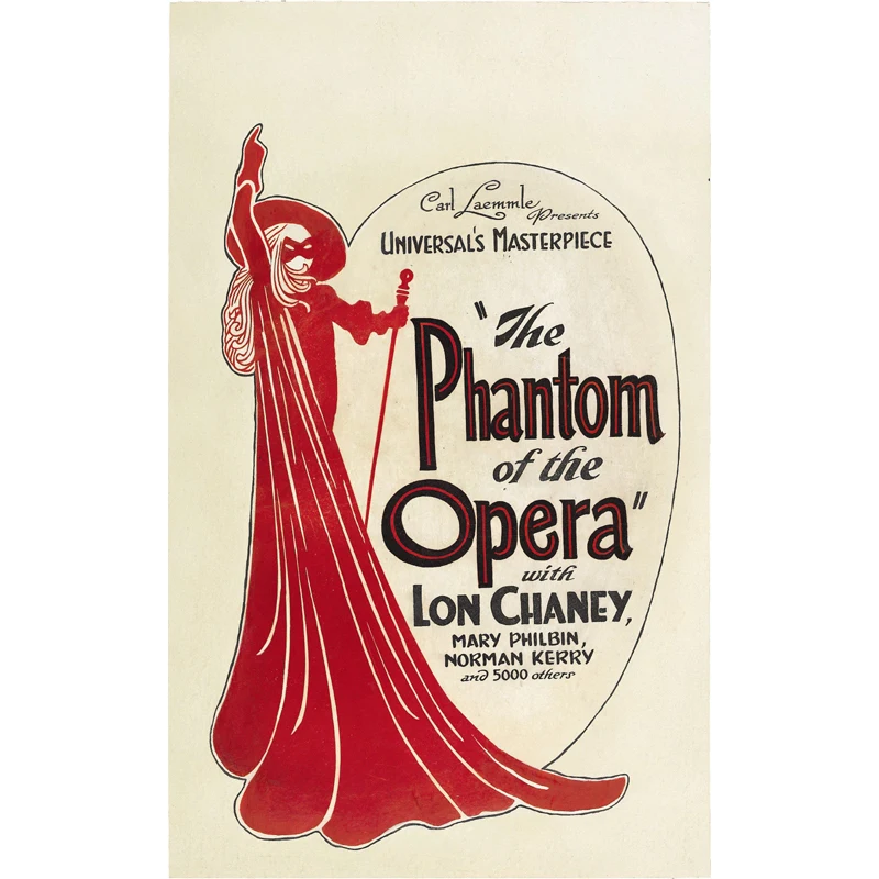 

D0728 The Phantom of the Opera (1925) Movie Silk Fabric Poster Art Decor Indoor Painting Gift
