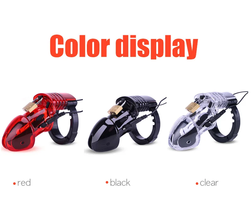 BDSM Electro Shock CB6000 Male Chastity Cock Cage Sex Ball Stretcher,Electric Stimulator Penis Lock Ring Gay Masturbation Tools view 2