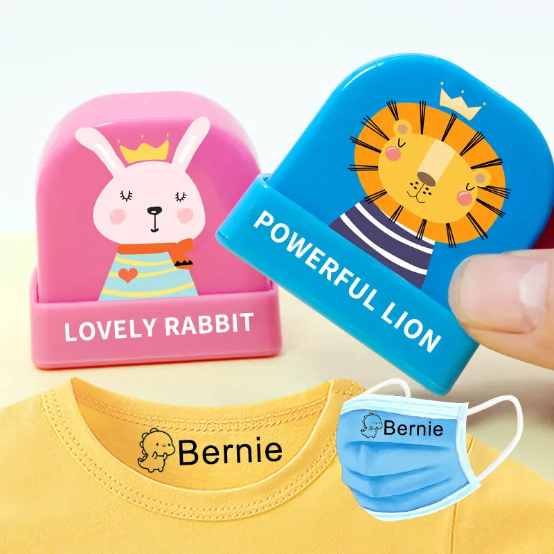 Custom-Made Baby Name Stamp DIY for Children Seal Student Clothes Chapter Not Easy To Fade Security Name Stamp Sticker Gift