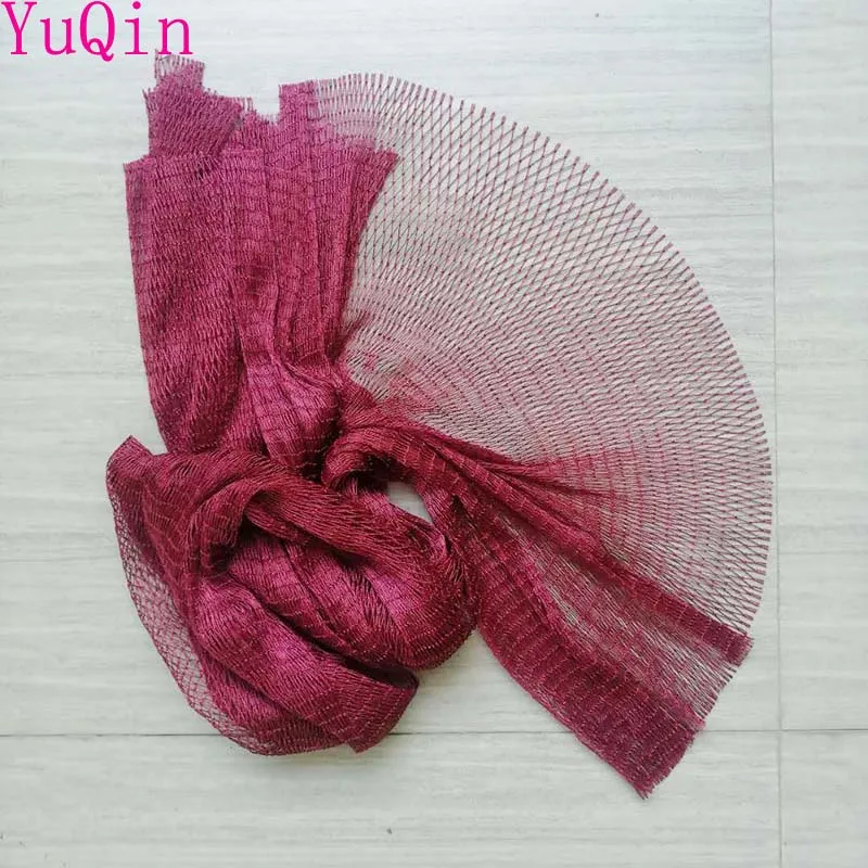 Red Semi-finished fish net trawl net Accessories Barrage net tool Breeding network Home and icrop solation network fishing gear