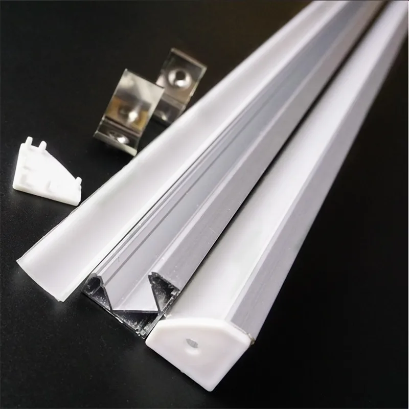 

5-30pcs 100cm Flat V Type 19mm Corner Bar Light House Ceil Wall Mounted Led Aluminium Profile ,12mm 5V 12V 24V Strip Channel