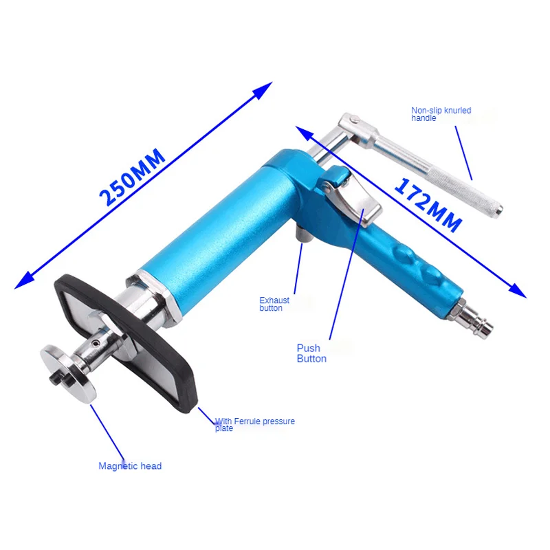 Pneumatic brake sub-cylinder adjustment tool piston top return positioner brake pad return tool replacement disassembly tool