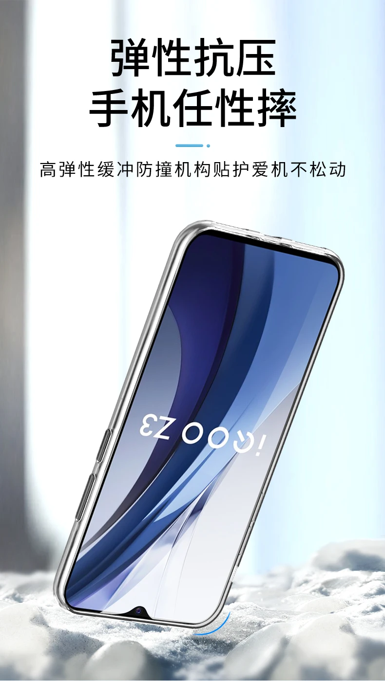2021 High Quality Ultrathin Phone Case for VIVO Y72 5G Camera Protective Transparent TPU VIVOY72 Y 72 Soft Clear Back Cover Bags