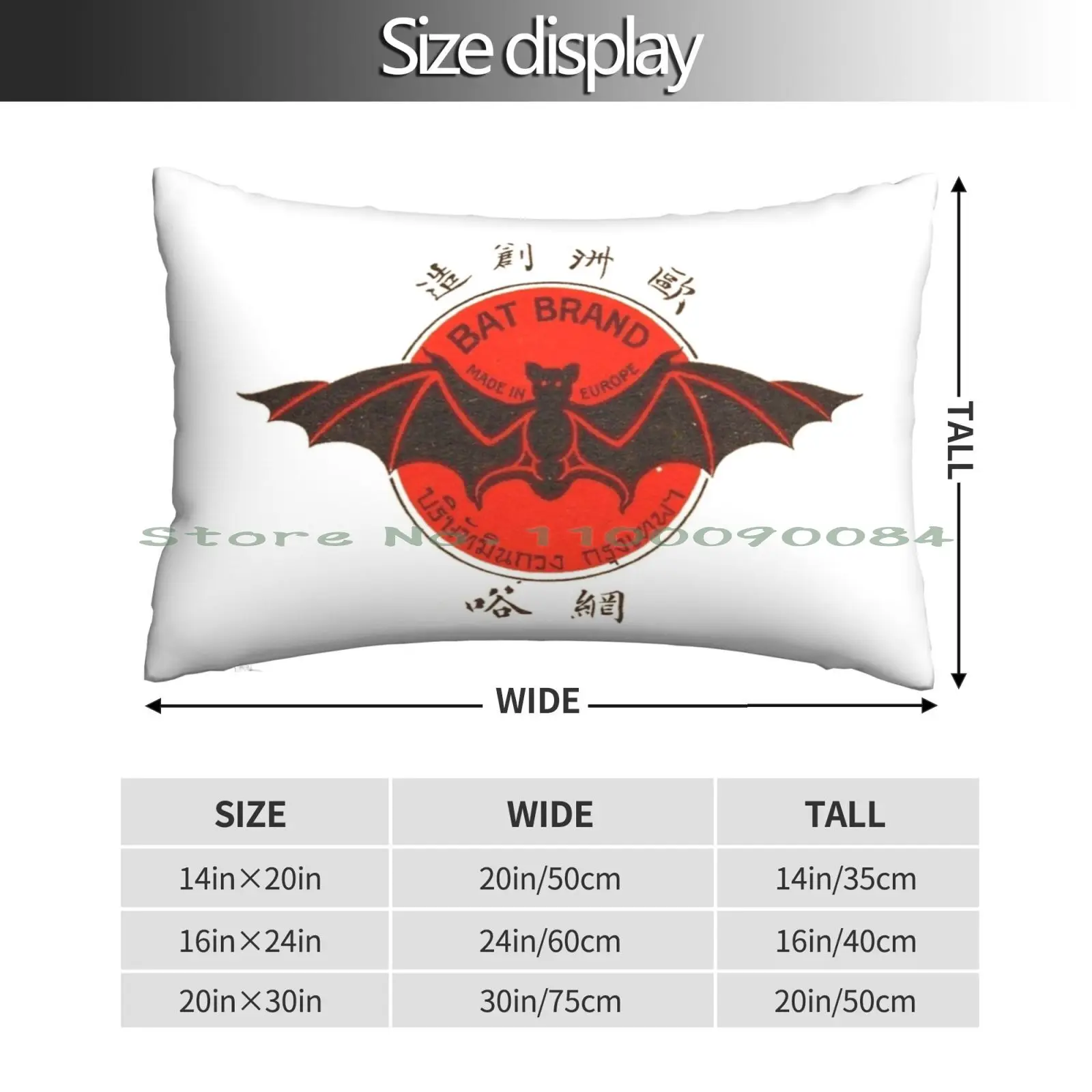 Bat Brand Matches Pillow Case 20x30 50*75 Sofa Bedroom Alpha Tauri Long Rectangle Pillowcover Home Outdoor Cushion Decor