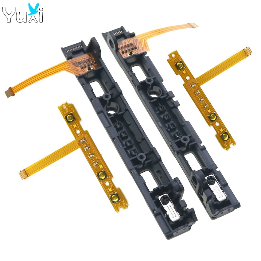 

YuXi Replacement Joycon Left Right Slider Rail & L/R SL SR Button Key Flex Cable For Nintend Switch NS Joy-con Controller