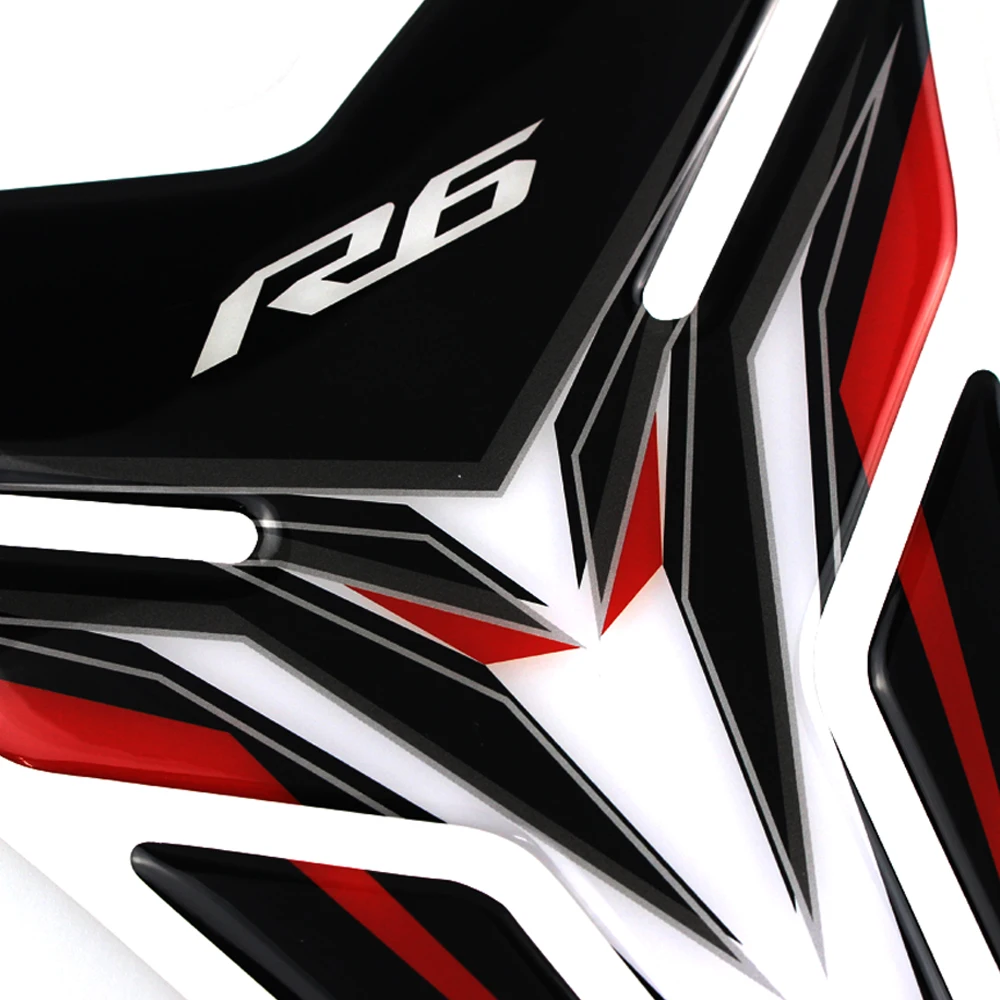 Para Yamaha R6 YZFR6 YZF-R6 2020 motocicleta 3D pegatina reflectante calcomanía emblema protección tanque