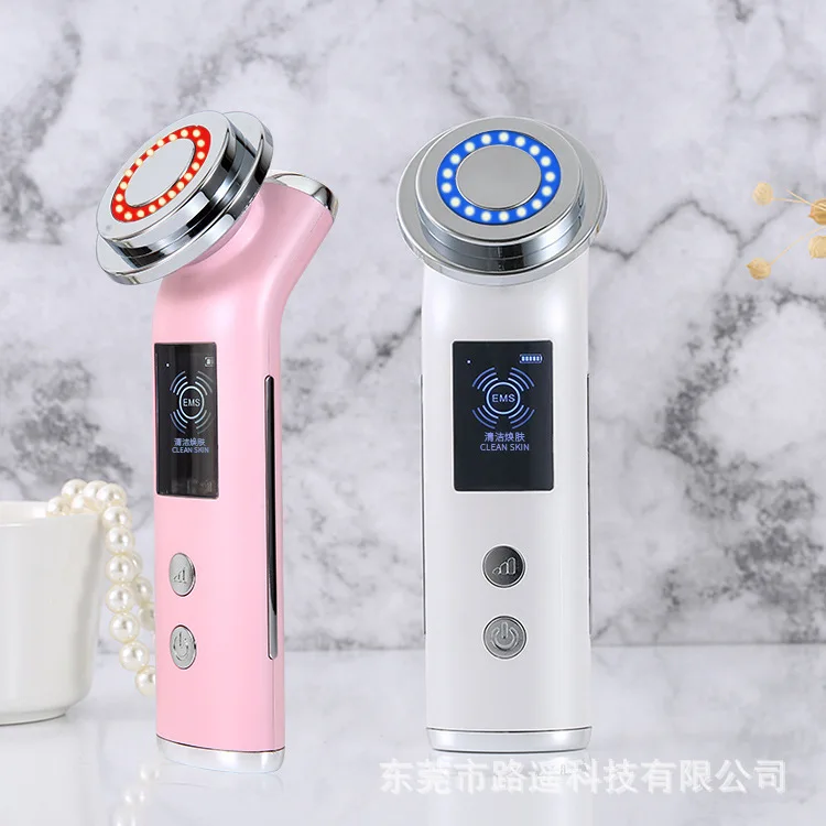 Free shipping Color Light RF Input and Output Instrument Household Facial IPL Device Cleaning Facial Photon Skin Rejuvenation