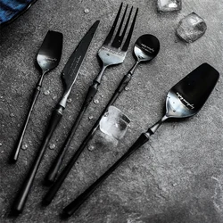 Nordic Dinnerware Enjoy Luxury Dining Table Set Stainless Steel Cutlery Sets Fork Spoon Knife Chopsticks Sets Kitchen Silverware