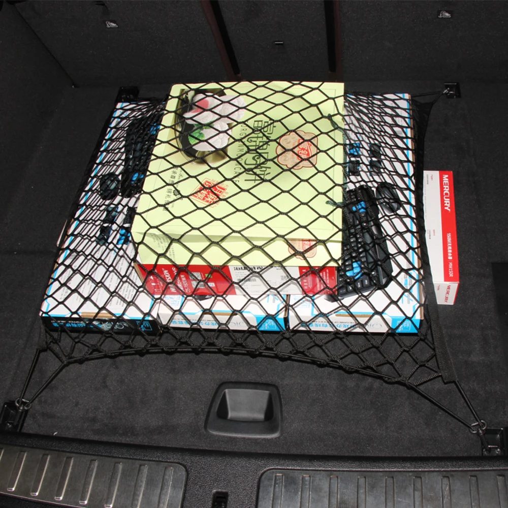 Car Trunk Mesh Net Cargo Organizer for Skoda Octavia Yeti Roomster Fabia Rapid Superb KODIAQ Citigo KAMIQ KAROQ SCALA VISION X