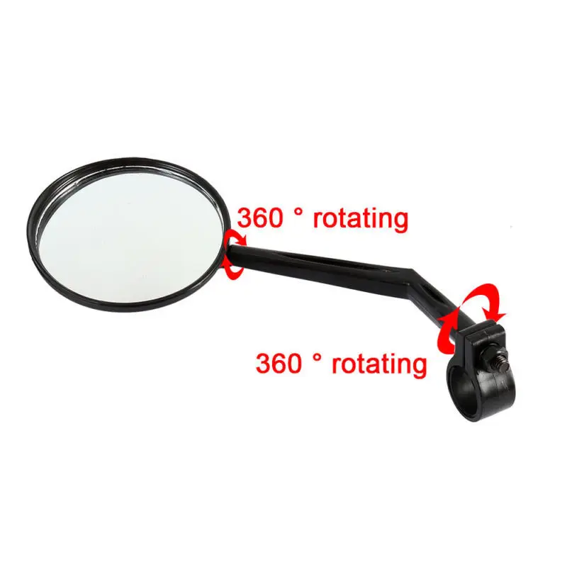 Handle Bike Rear Mirrors 360 Degree Rotation Bicycle Rearview Mirrors Cycling Rear for Mountain Road Bike MTB Handlebar 18-22mm