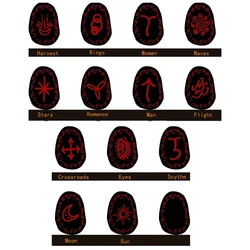 Crystal Epoxy Resin Mold Rune Divination Casting Silicone Mould DIY Crafts Tool F3MD