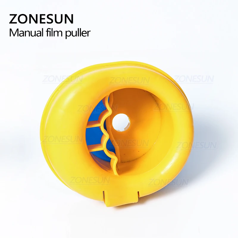 ZONESUN Small Hand Stretch PVC Cling Film Wrap Dispenser With Brake Function Food Wrap Pallet Film Tool For Factory Packing