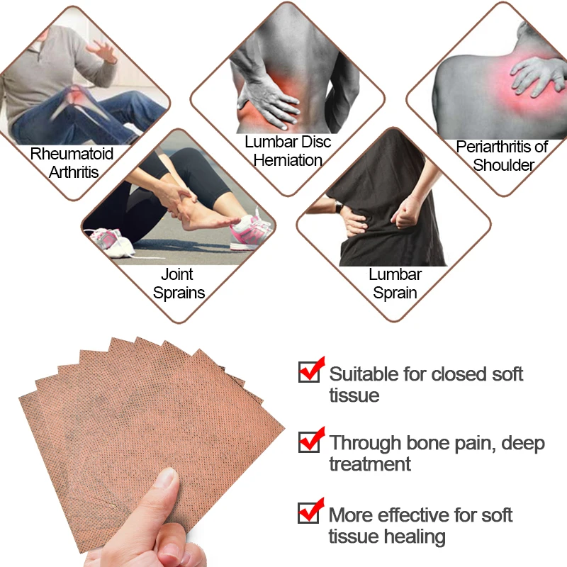 16pcs=2bags Arthritis Joints Medical Plaster Pain Relief Patch Back Knee Neck Shoulder Aches Pain Killer Herbal Sticker D2755