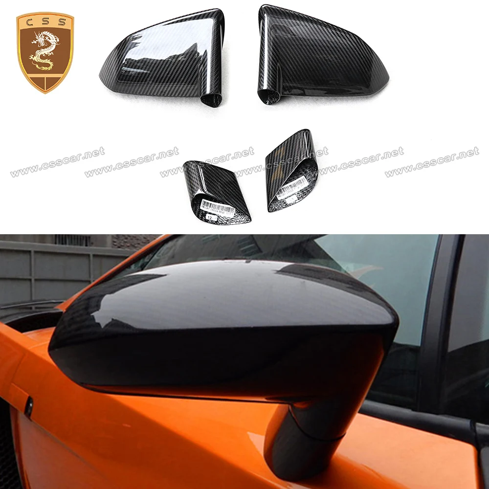 

Dry Carbon Mirror Cover for Lamborghini Gallardo LP550 LP560 LP570 2008 - 2014 Replacement Style Rear View side Mirror Cover