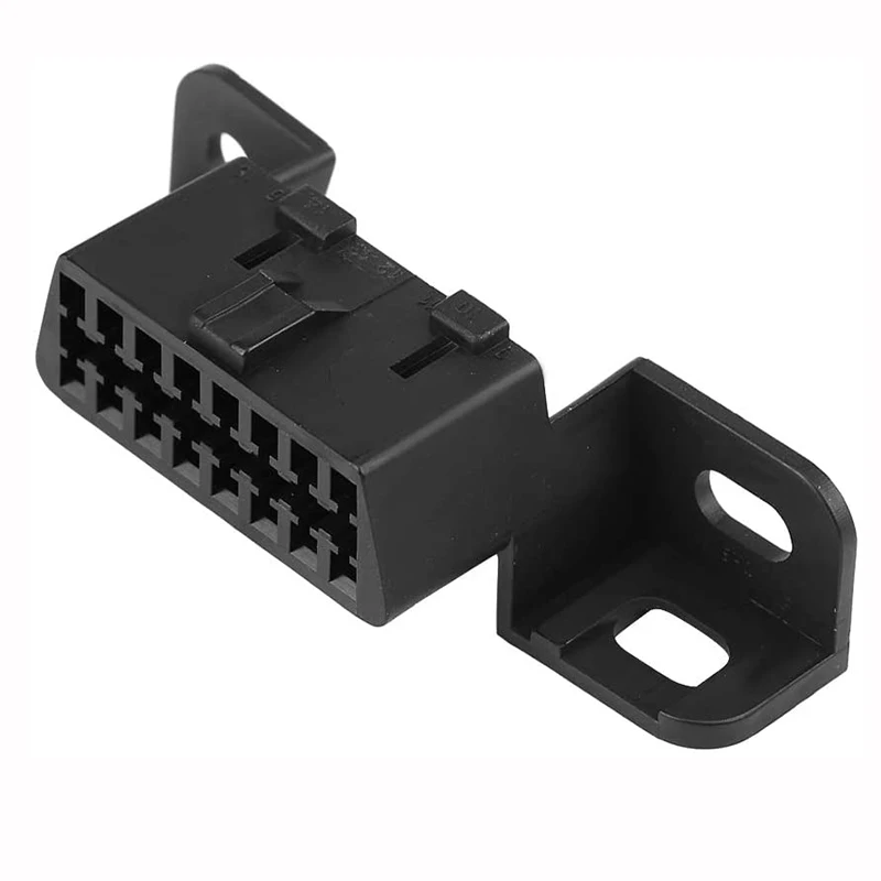 10pcs/lot 16pin obd2 Female Connector OBD2 OBD 2 16Pin Female Angle Connector OBD Female Wire Sockets Female Connector