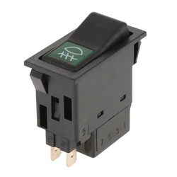 Car Switch 4Pins Fog Light Rocker Switch Button On/Off Button For Car Truck Tailer Motorcycle Boat RV Marine Car Accessories