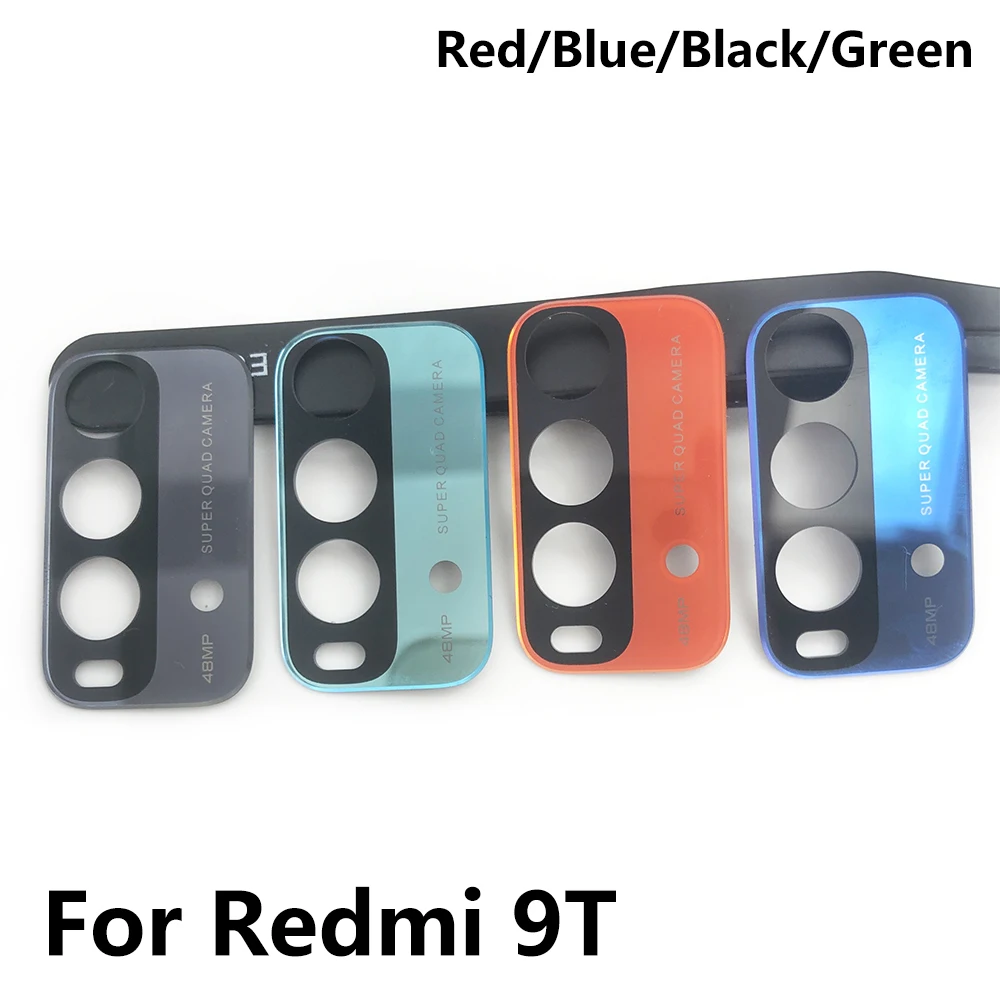 50Pcs，NEW For Xiaomi Redmi A1 Plus A2 A3 10 5G 10A 10C 9T K40s 6A K50 Ultra K20 Rear Camera Glass Lens Back Cover With Adhesive