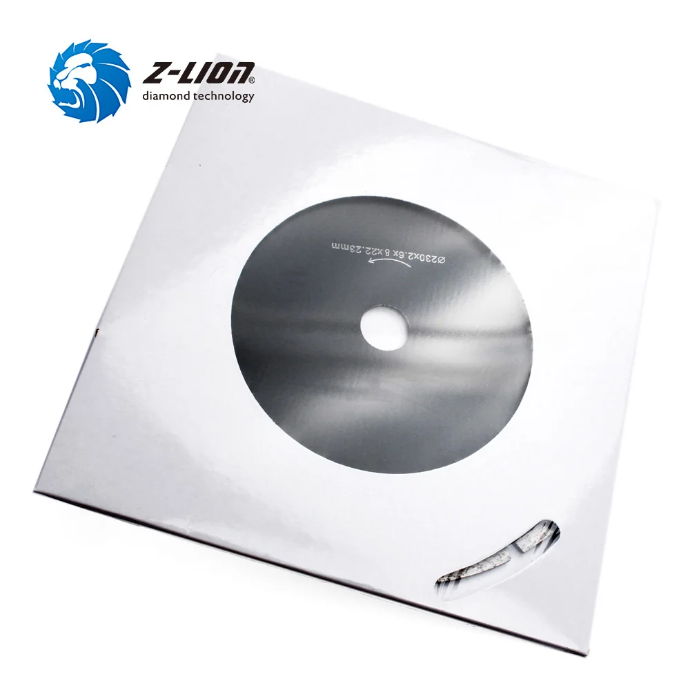 Z-LION 9 Inch 230mm Diamond Saw Blade Dry Cutting Disc For Marble Granite Concrete